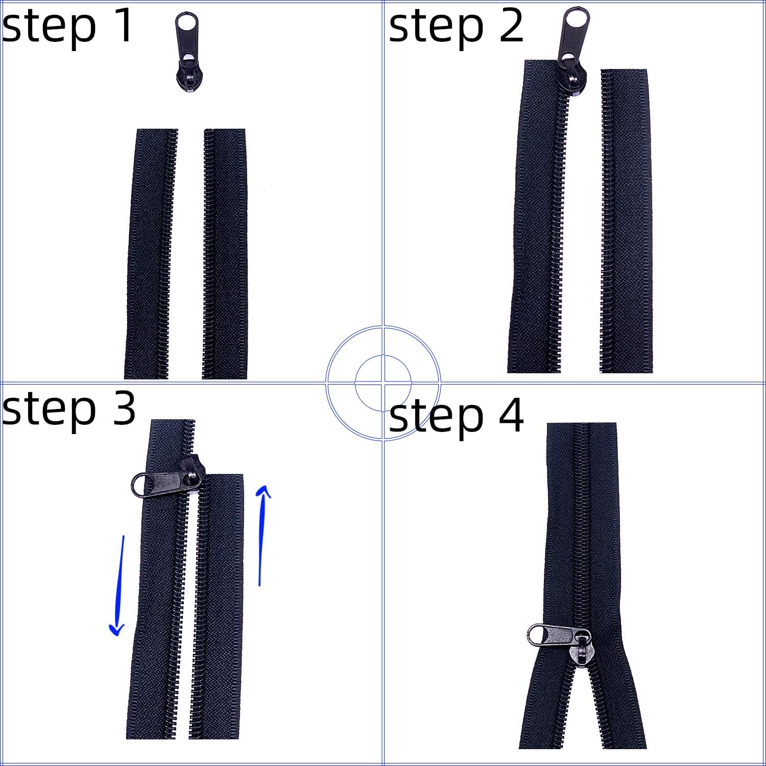 Nylon Coil Zippers by The Yard – Home Textiles Images recenzja i cena