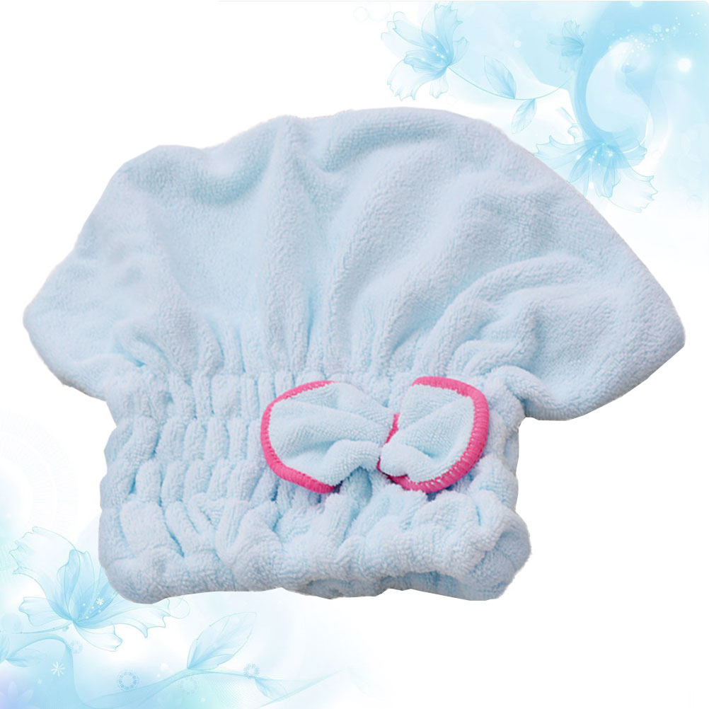 Bowknot Hair Drying Cap Coral  – Home Textiles Towel Set recenzja i cena
