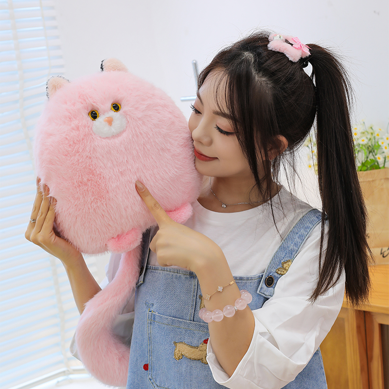 Cute Chubby Cat Dolls Plush To – Bolster Pillow Long recenzja i cena