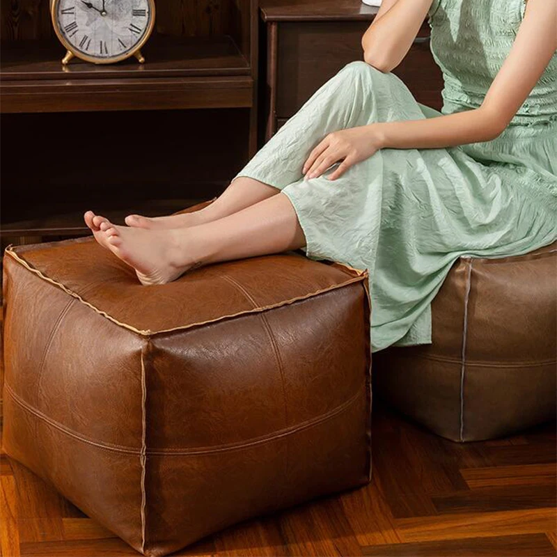 Moroccan Pu Leather Cushion Co – Floor Cushion Pouf recenzja i cena
