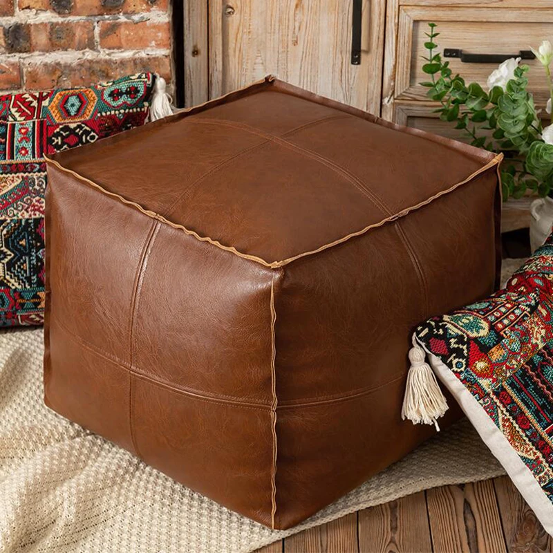 Moroccan Pu Leather Cushion Co – Floor Cushion Pouf recenzja i cena