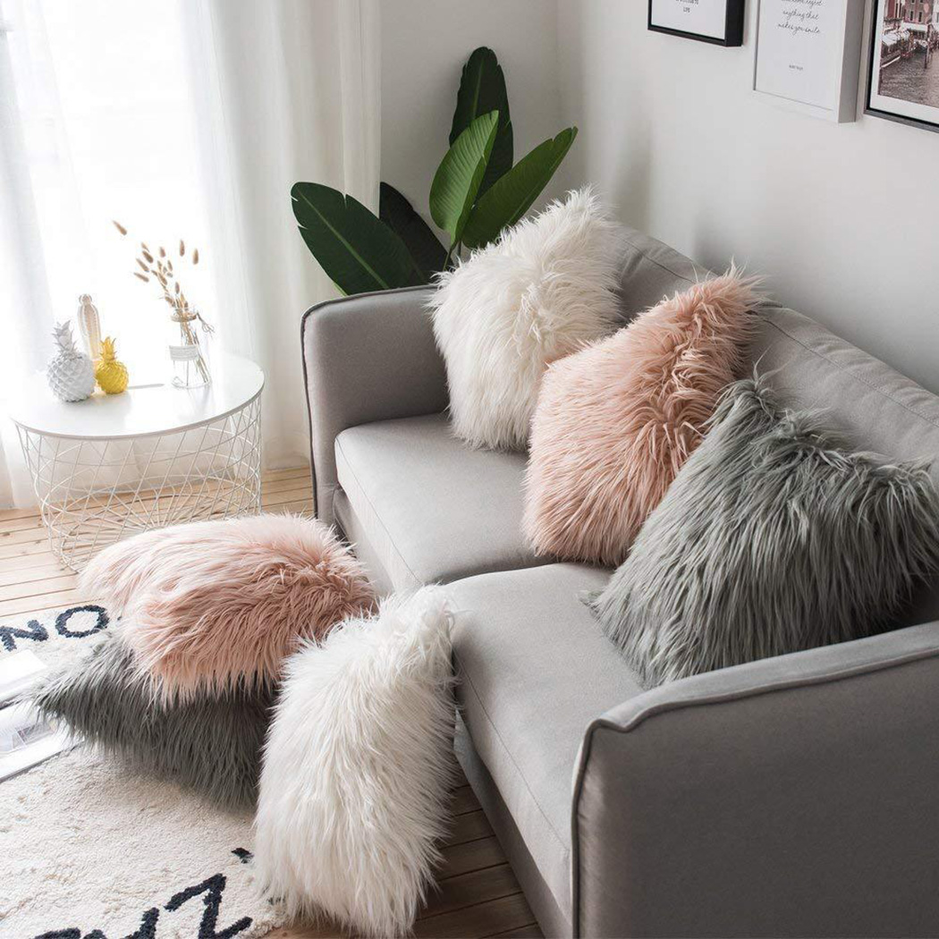 Soft Long Fur Fluffy Sofa Pill – Home Textiles Luxury recenzja i cena