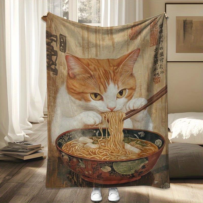 Anime image of a yellow cat Fl – Home Textiles Images recenzja i cena