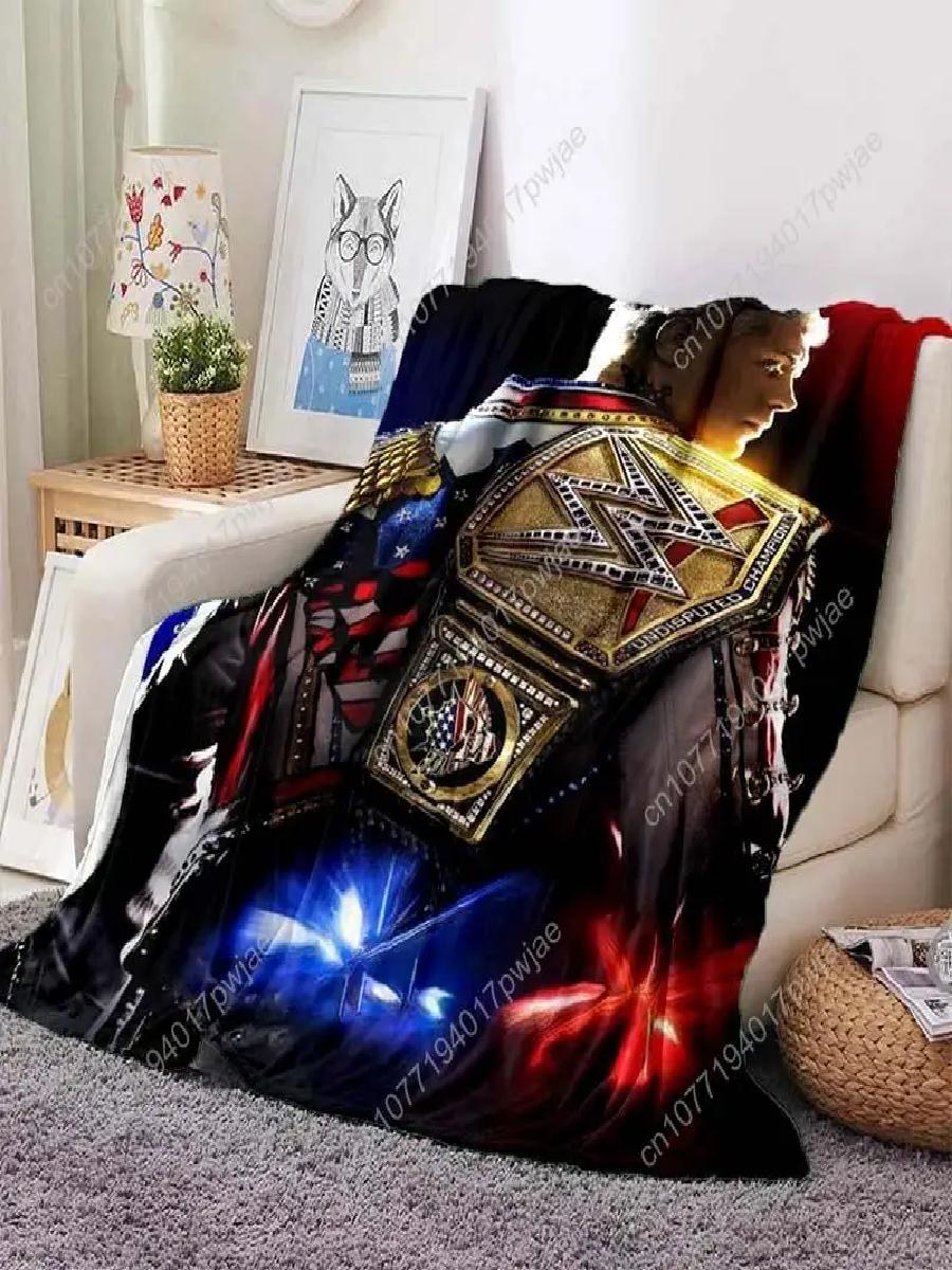 WWE Logo Flannel Throw Blanket – Home Textiles Logo recenzja i cena