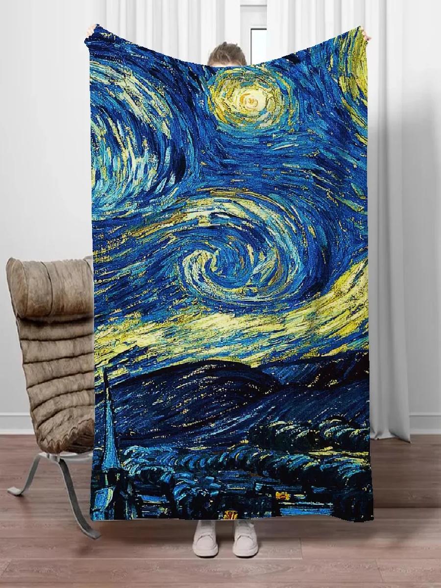 Van Gogh Boho Throw Blanket fo – Home Textiles Luxury recenzja i cena