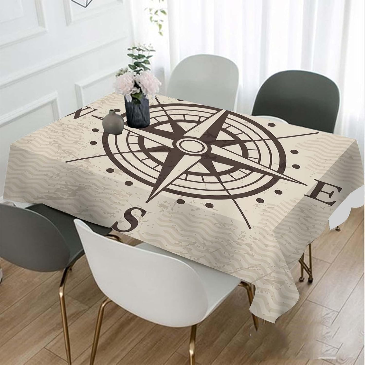 Vintage Compass Map Adventure  – Home Textiles Direct recenzja i cena