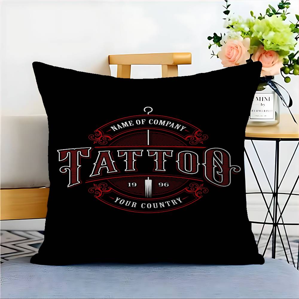 Tattoo Shop Logo Cushion Cover – Home Textiles Logo recenzja i cena