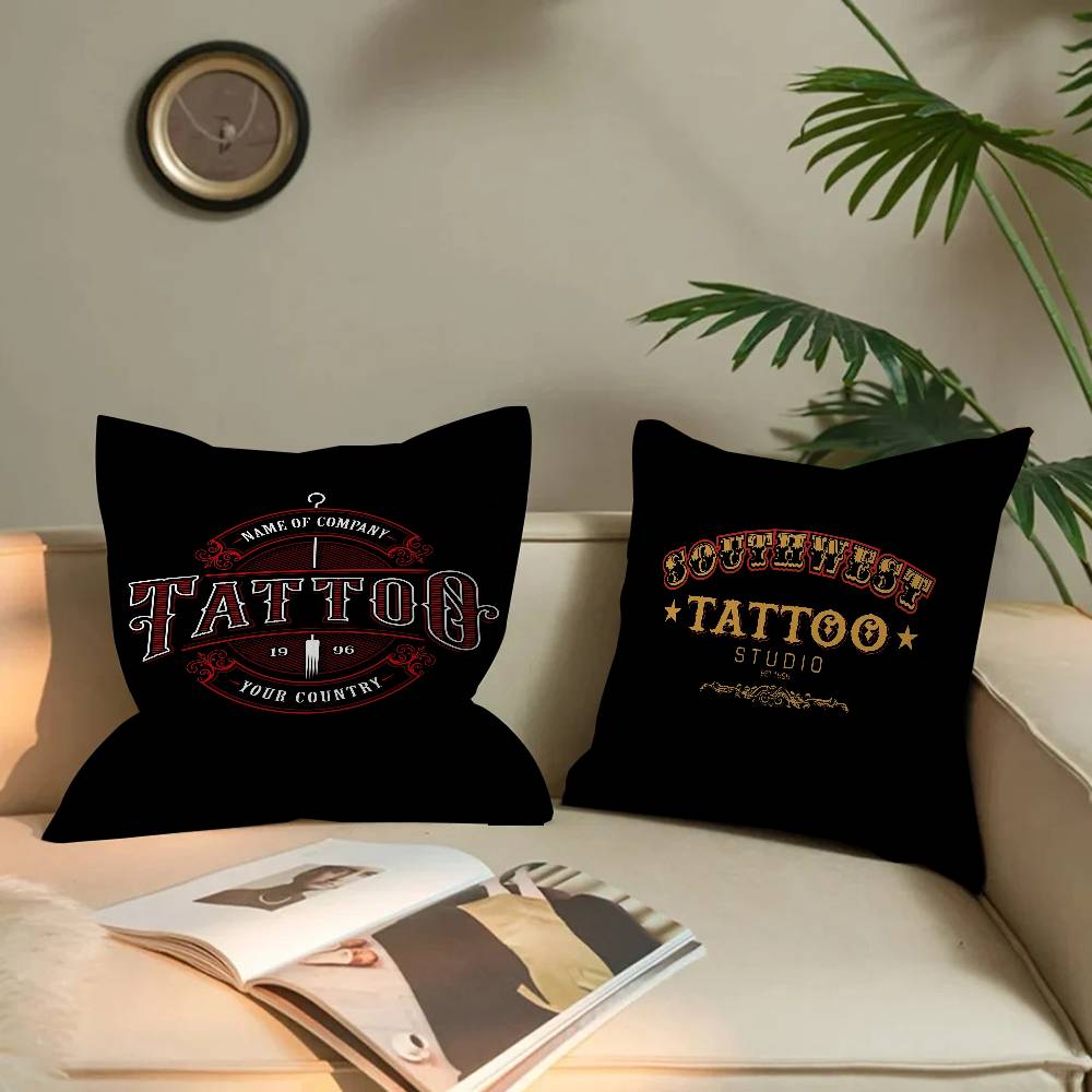 Tattoo Shop Logo Cushion Cover – Home Textiles Logo recenzja i cena