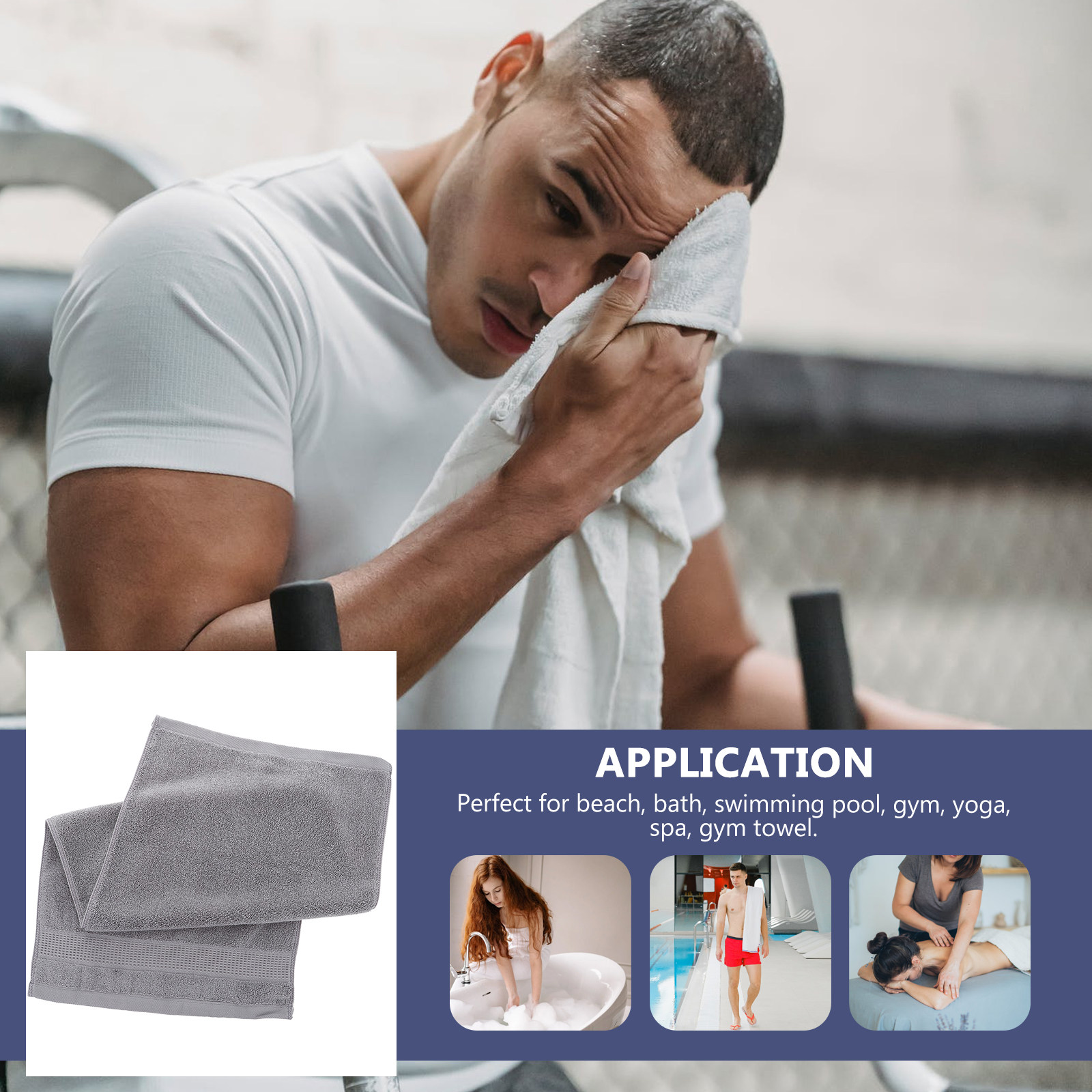 Ultra Soft Premium Cotton Thic – Home Textiles Towel Set recenzja i cena