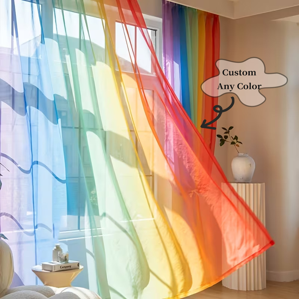 Custom 2D Flat 2pcs Sheer Curt – Home Textiles Images recenzja i cena