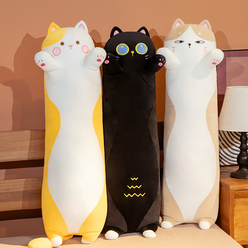 1PC 90~130cm Long Giant Cats P – Bolster Pillow Long recenzja i cena