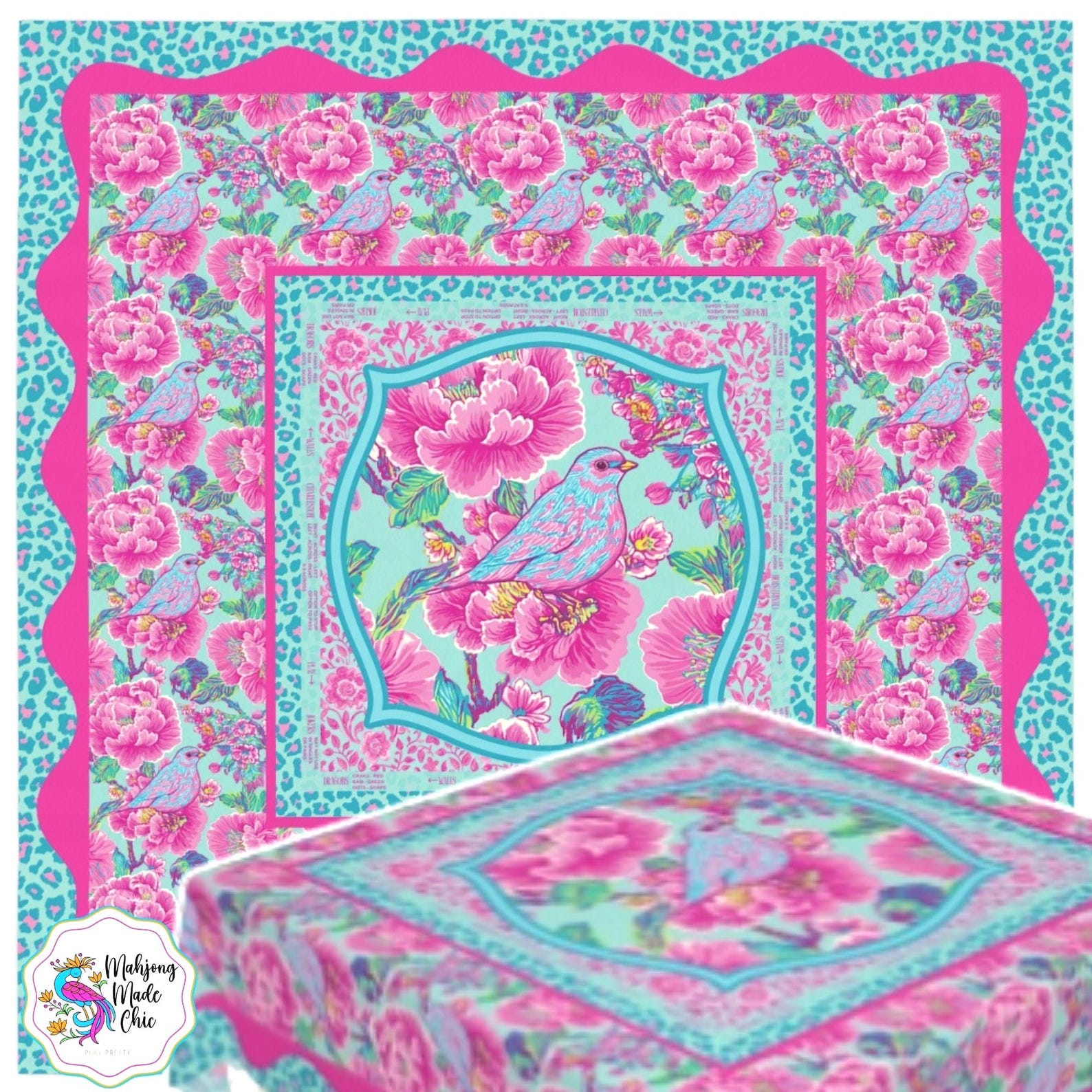 Pink Mahjong Game Night Instru – Home Textiles Direct recenzja i cena