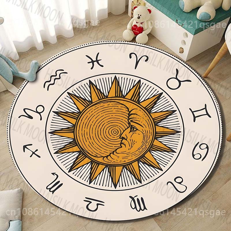 1PC Zodiac signs around sun im – Home Textiles Images recenzja i cena