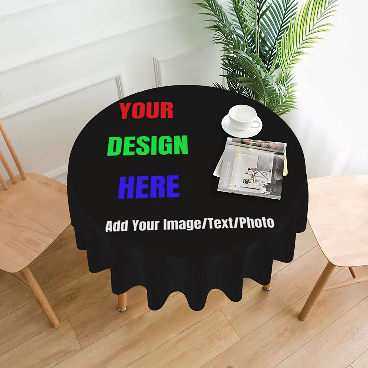Custom Round Tablecloth Person – Home Textiles Images recenzja i cena