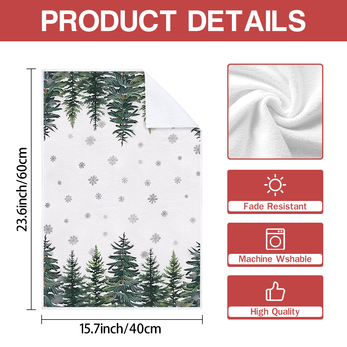 2/4/pcs Christmas Kitchen Towe – Home Textiles Towel Set recenzja i cena
