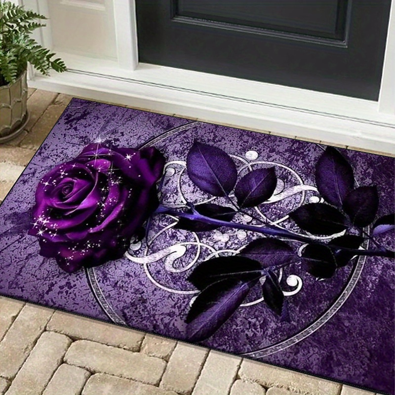 Purple Leaf Rug for Elegant Of – Home Textiles Luxury recenzja i cena