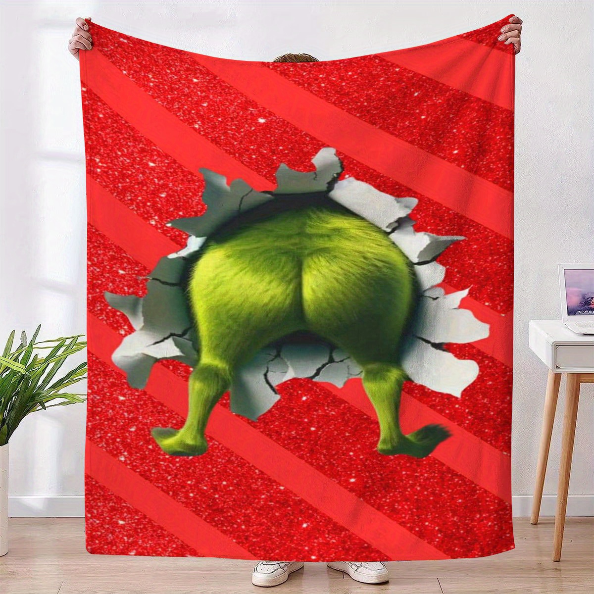 A plush wool blanket featuring – Home Textiles Images recenzja i cena