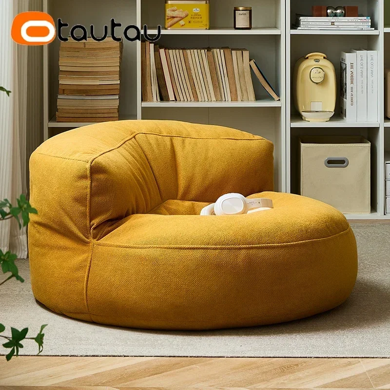 OTAUTAU Filled Bean Bag with F – Floor Cushion Pouf recenzja i cena