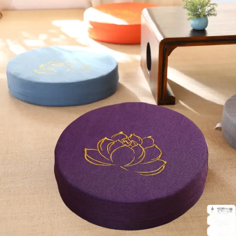 40X6CM Yoga Meditation Linen C – Floor Cushion Pouf recenzja i cena
