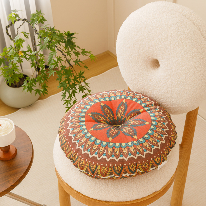 Bohemia Cotton Linen Chair Cus – Floor Cushion Pouf recenzja i cena