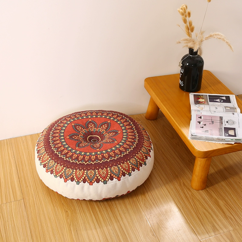 Bohemia Cotton Linen Chair Cus – Floor Cushion Pouf recenzja i cena
