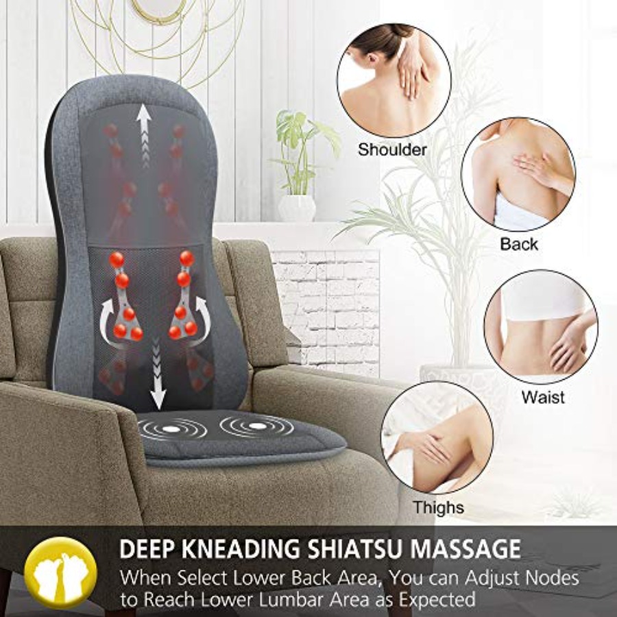 Shiatsu Full Back MassagerMass – Heated Pad Electric recenzja i cena