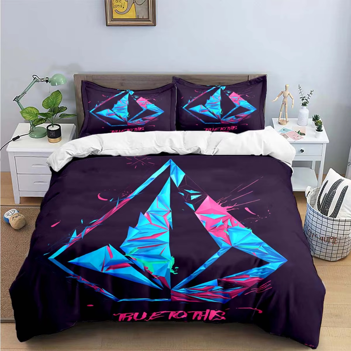 New V-VOLCOM 3d Print Bedding  – Home Textiles Luxury recenzja i cena
