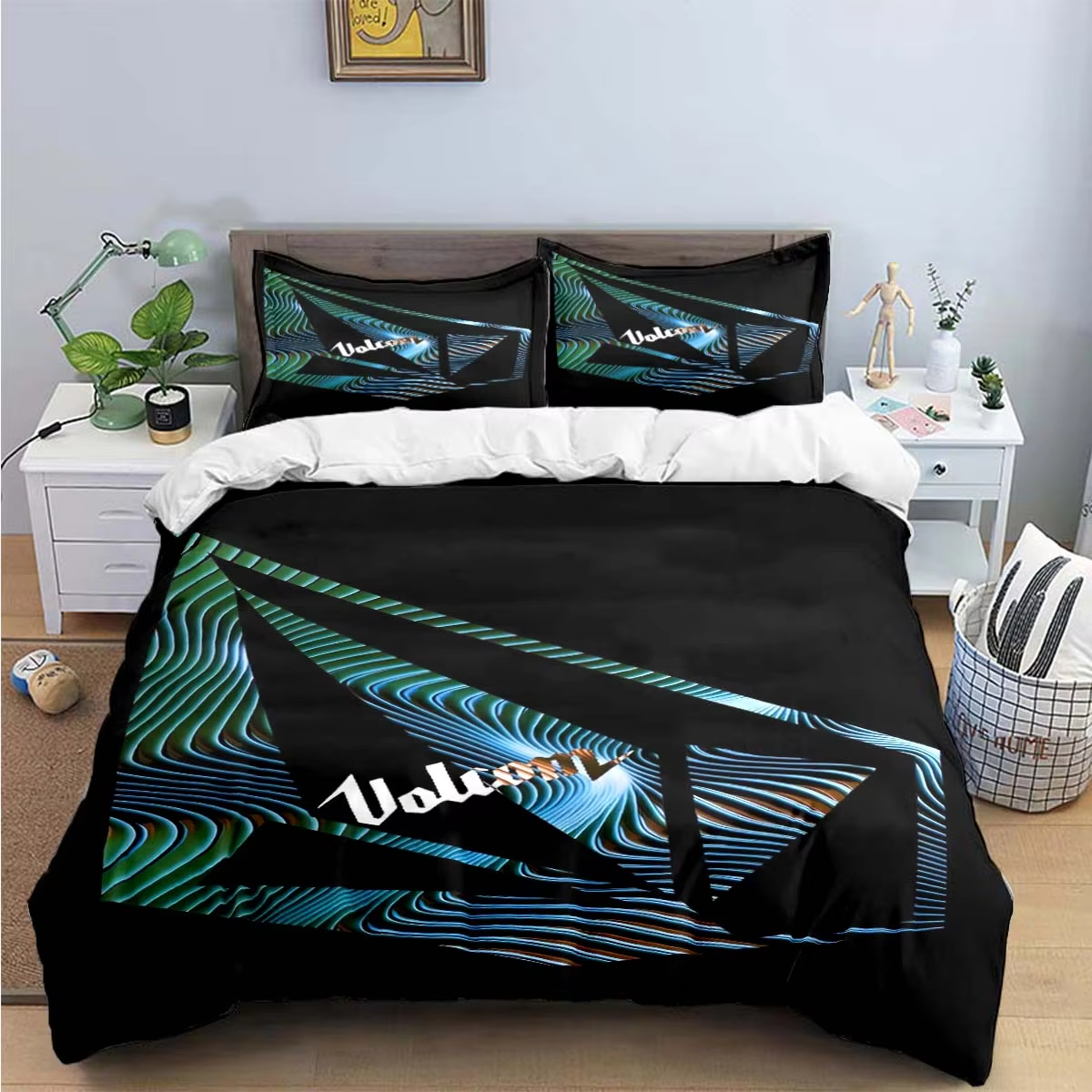 New V-VOLCOM 3d Print Bedding  – Home Textiles Luxury recenzja i cena