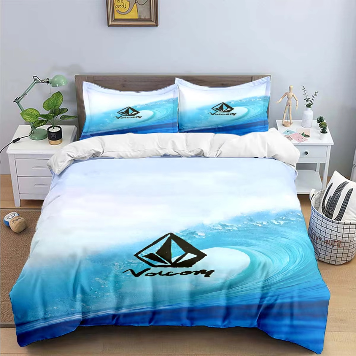 New V-VOLCOM 3d Print Bedding  – Home Textiles Luxury recenzja i cena