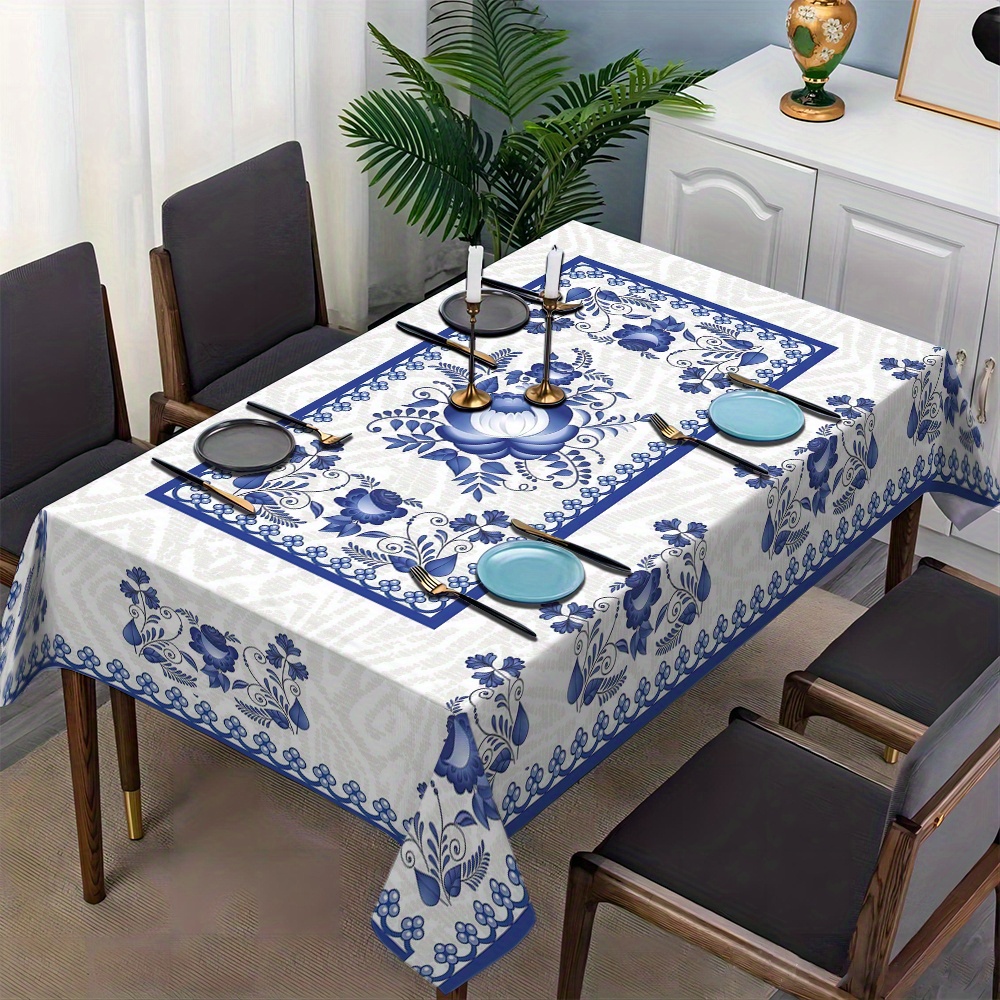 Country Style Square Tableclot – Home Textiles & Furnishings recenzja i cena