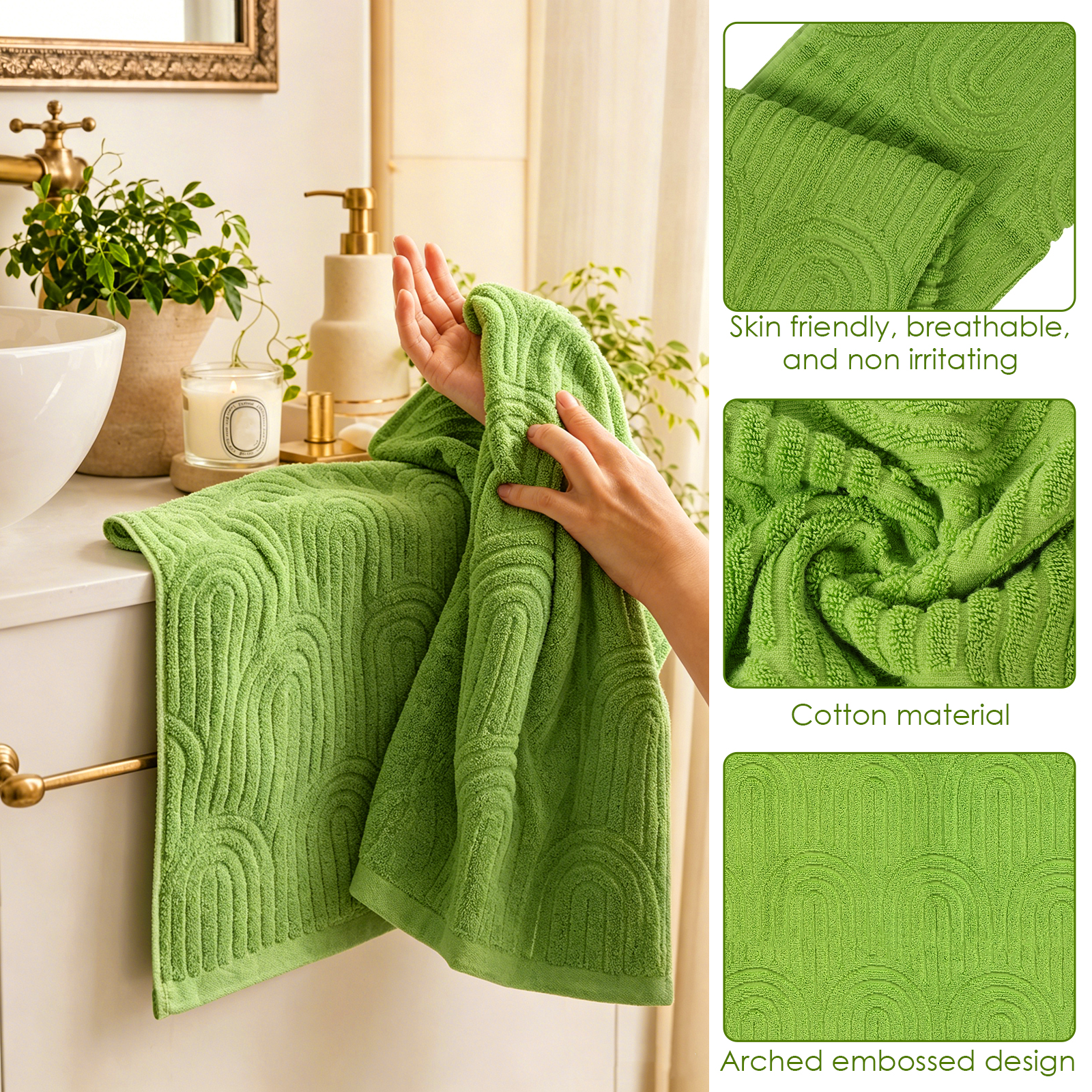 3Pcs Hand Towel Set Soft Cotto – Home Textiles Towel Set recenzja i cena