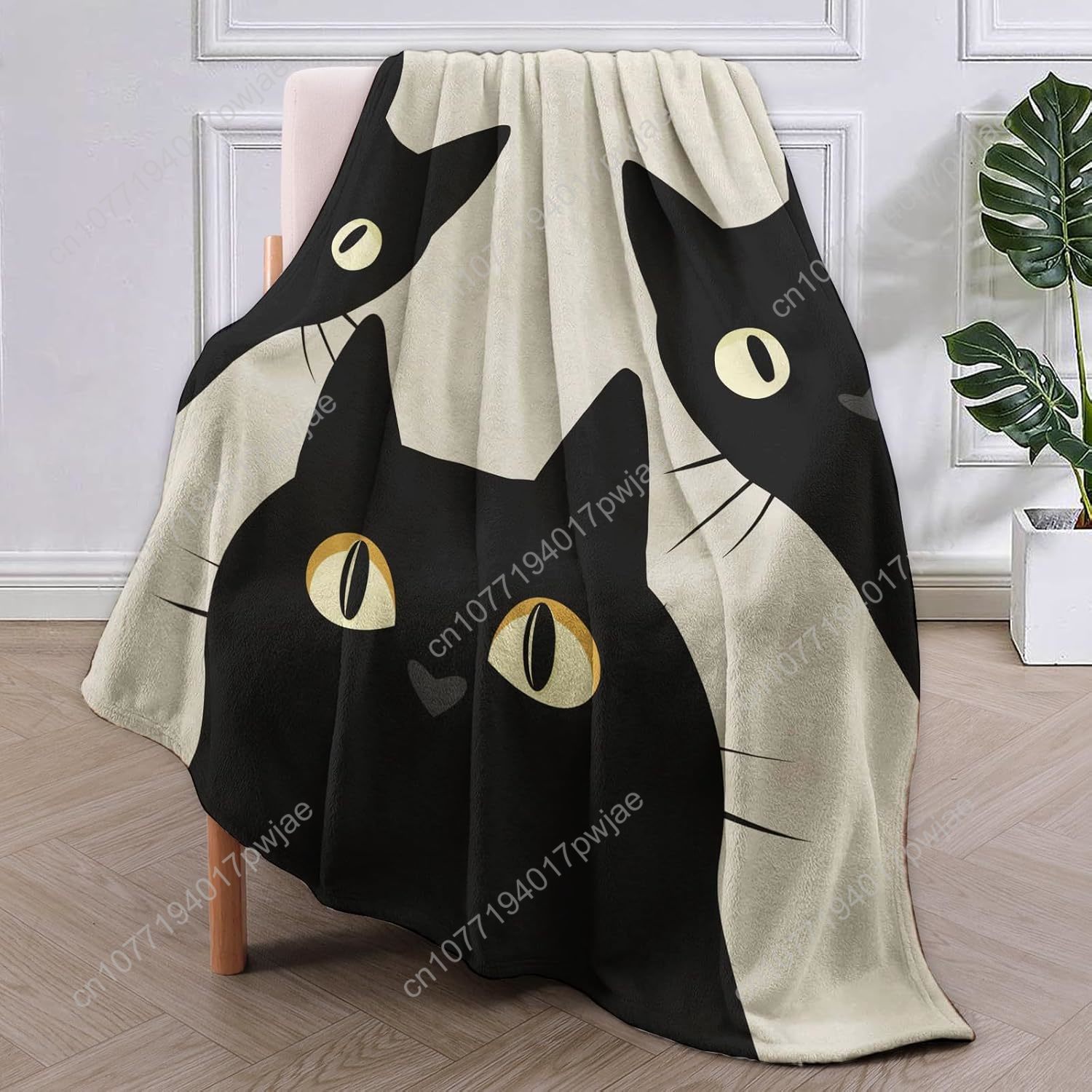 Funny Cat Blanket Gifts for Wo – Home Textiles & Furnishings recenzja i cena