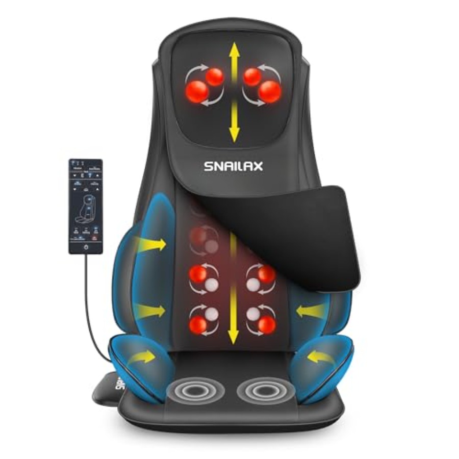 Shiatsu Neck Back Massager wit – Heated Pad Electric recenzja i cena