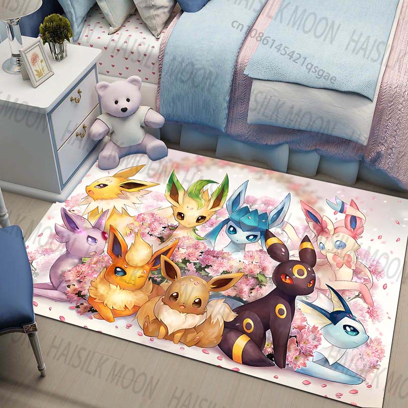 Multi-Sizes Pokemon All Eeveel – Home Textiles Luxury recenzja i cena