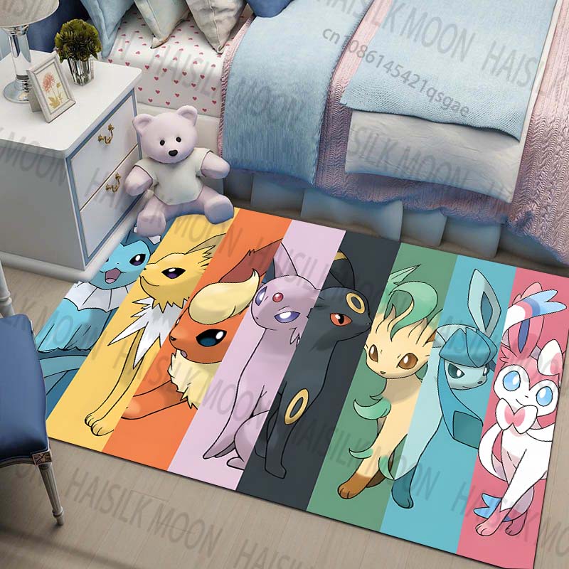 Multi-Sizes Pokemon All Eeveel – Home Textiles Luxury recenzja i cena