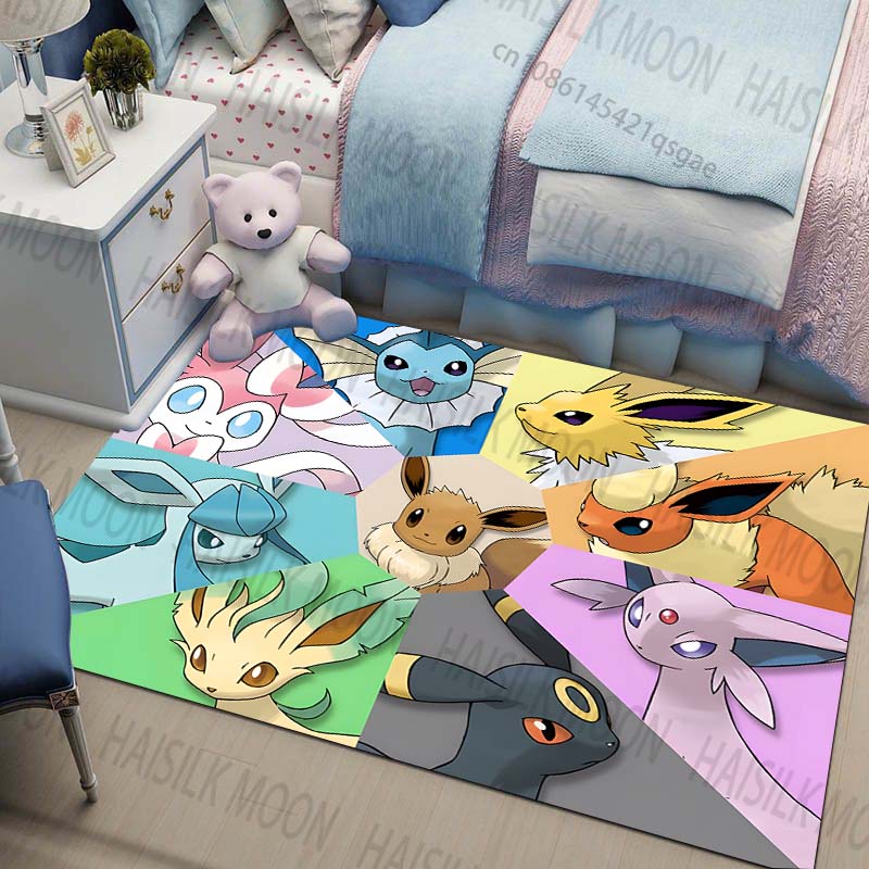 Multi-Sizes Pokemon All Eeveel – Home Textiles Luxury recenzja i cena