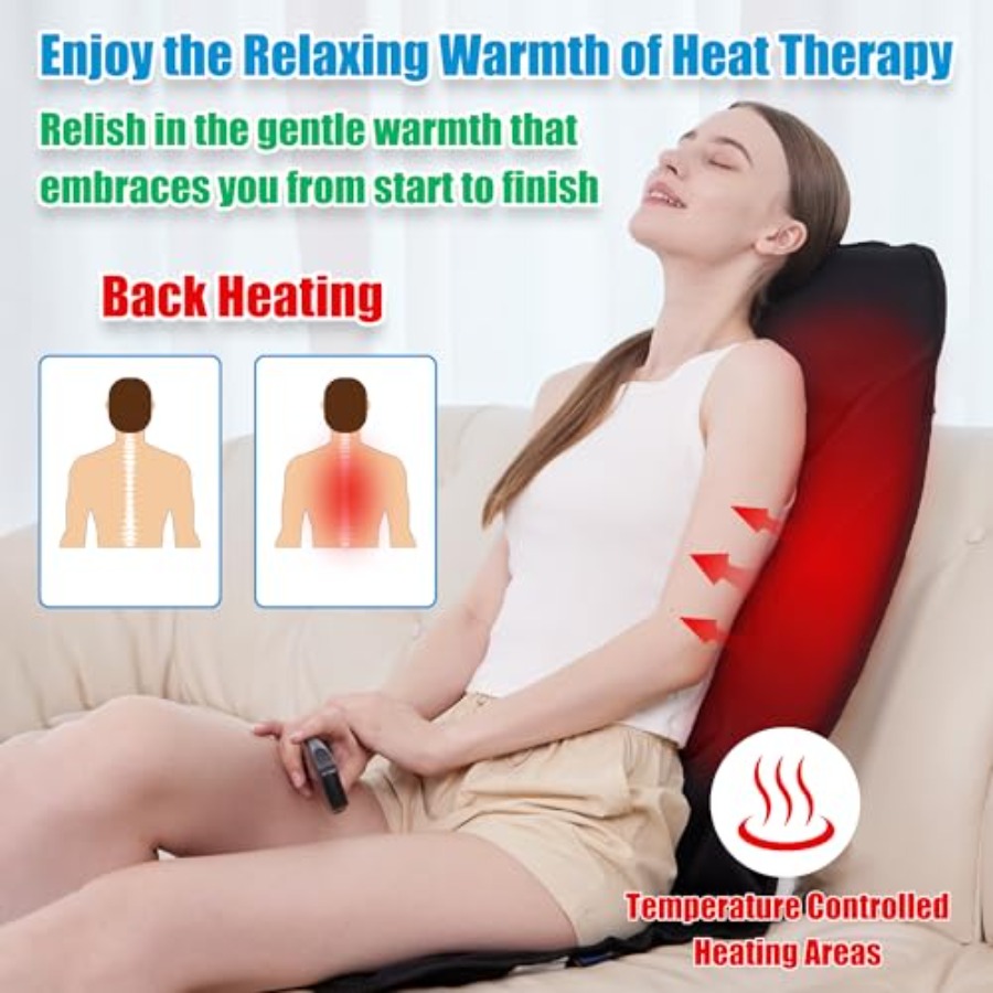 Portable Back Massager with He – Heated Pad Electric recenzja i cena