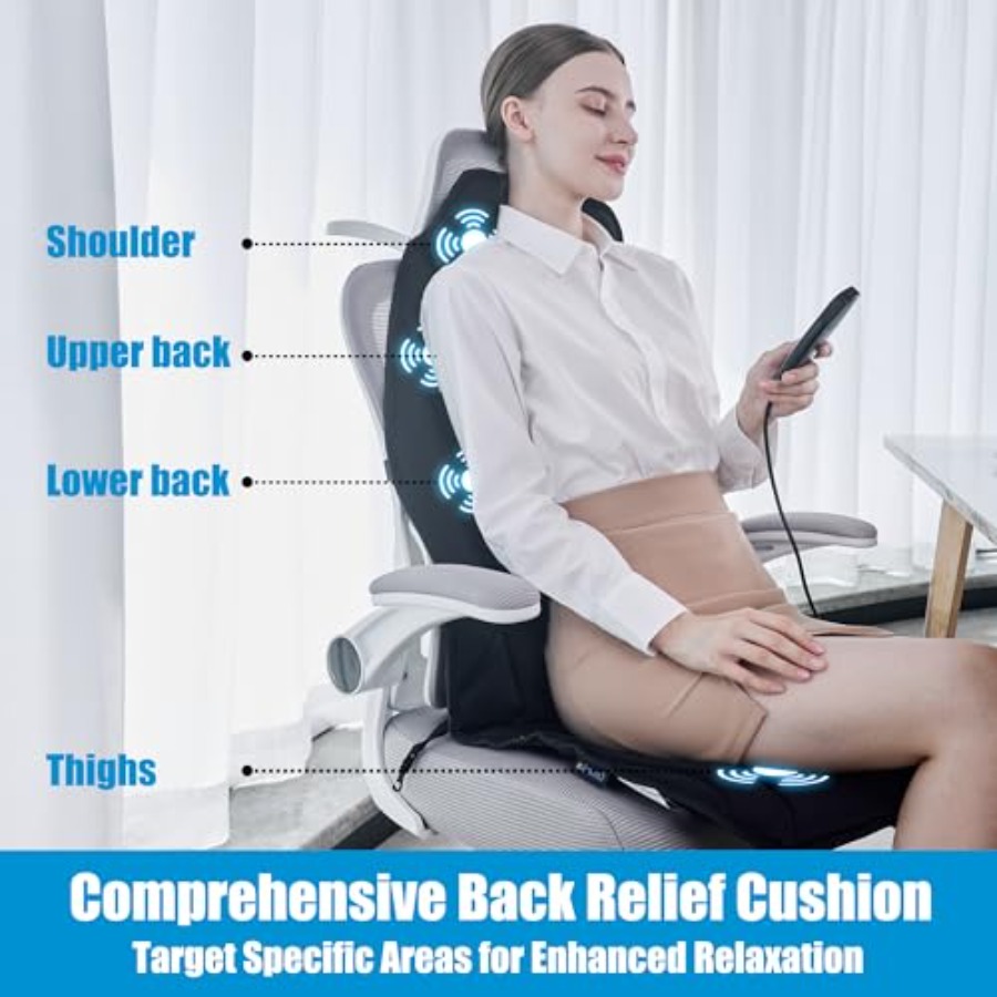 Portable Back Massager with He – Heated Pad Electric recenzja i cena
