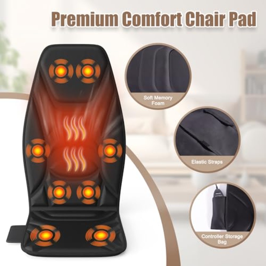 Portable Back Massager with He – Heated Pad Electric recenzja i cena