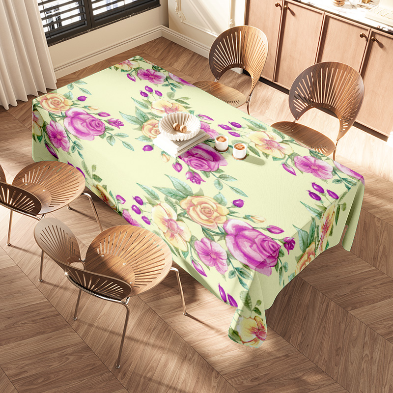 Beautiful Floral Tablecloth -  – Home Textiles Images recenzja i cena