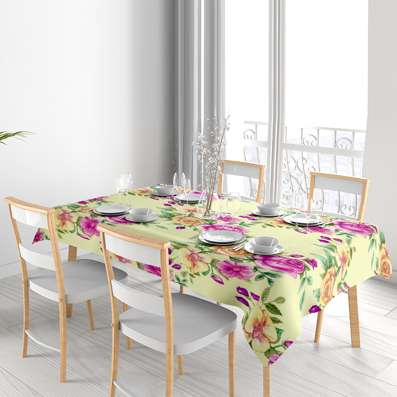 Beautiful Floral Tablecloth -  – Home Textiles Images recenzja i cena