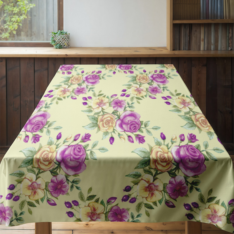 Beautiful Floral Tablecloth -  – Home Textiles Images recenzja i cena