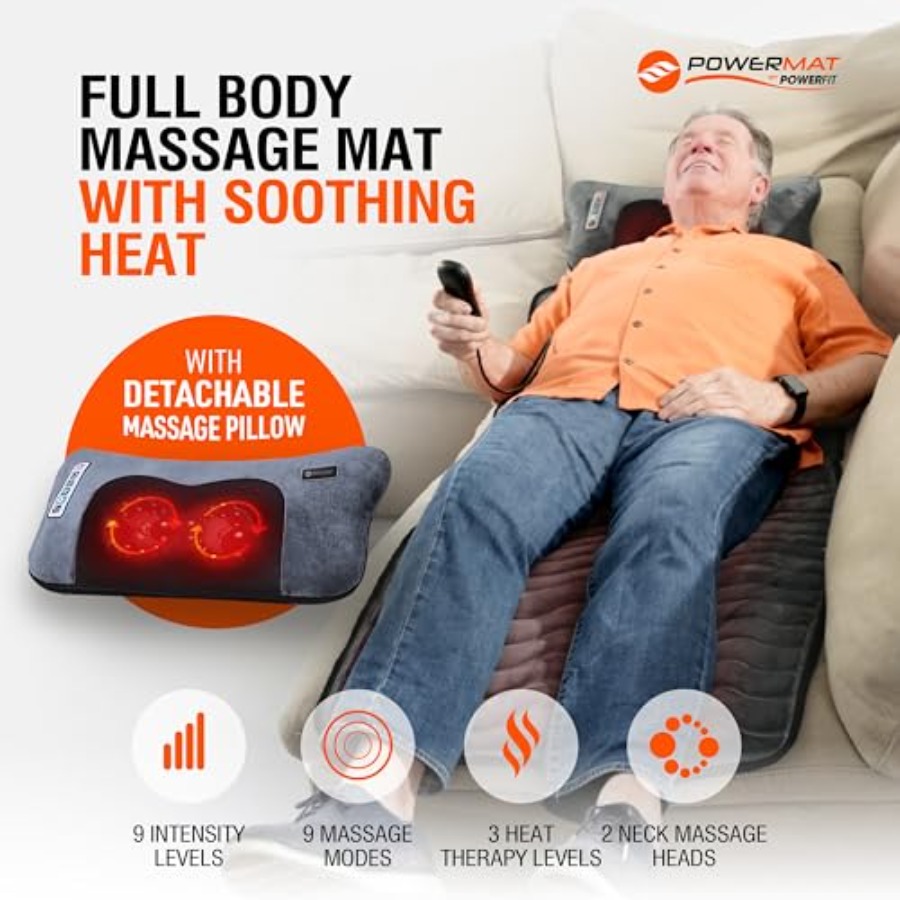 Powermat Full Body Massage Mat – Heated Pad Electric recenzja i cena