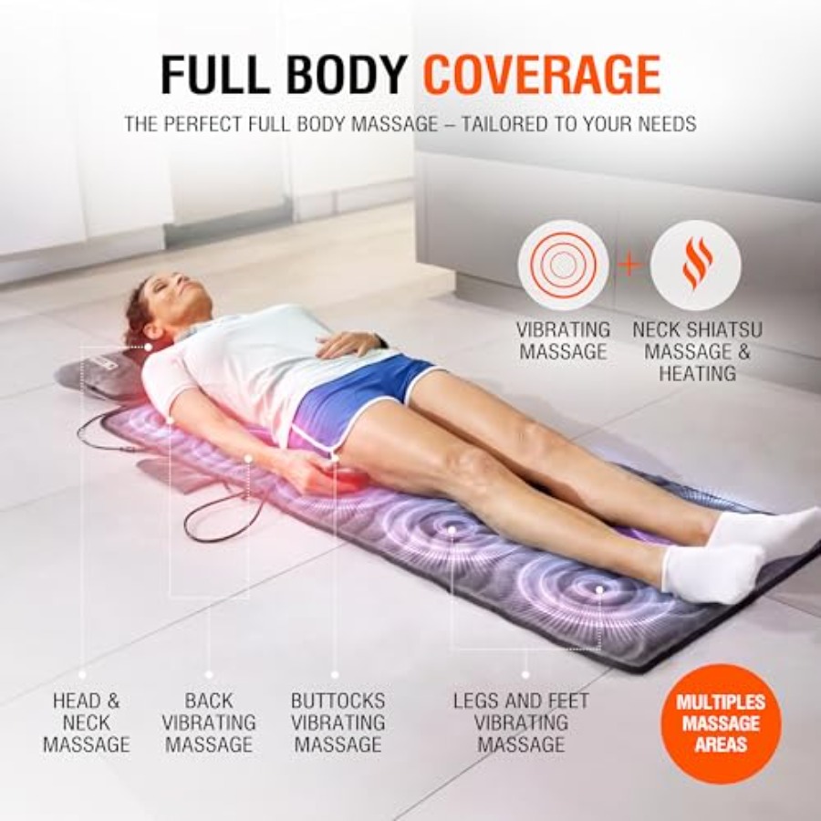 Powermat Full Body Massage Mat – Heated Pad Electric recenzja i cena