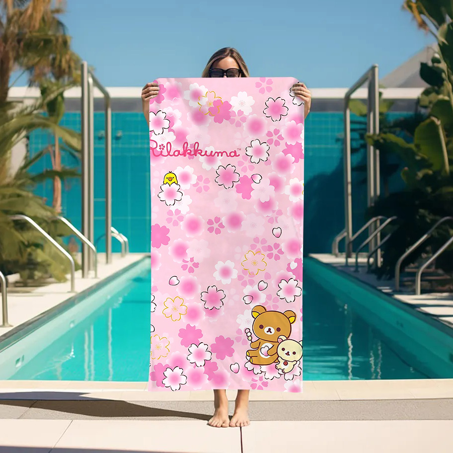 Large Bath Towel Rilakkuma Bea – Home Textiles Towel Set recenzja i cena