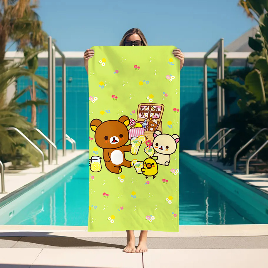 Large Bath Towel Rilakkuma Bea – Home Textiles Towel Set recenzja i cena