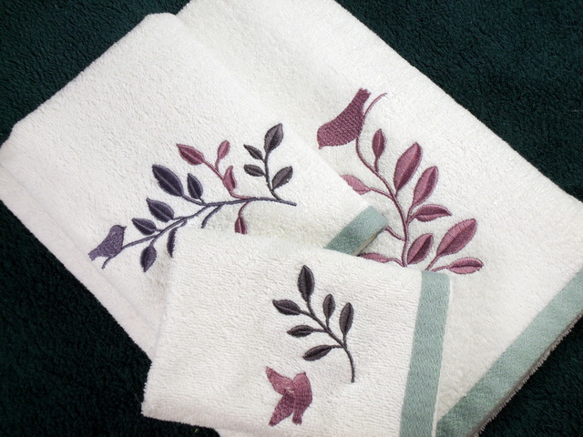Ele Pure Cotton White Embroide – Home Textiles Towel Set recenzja i cena