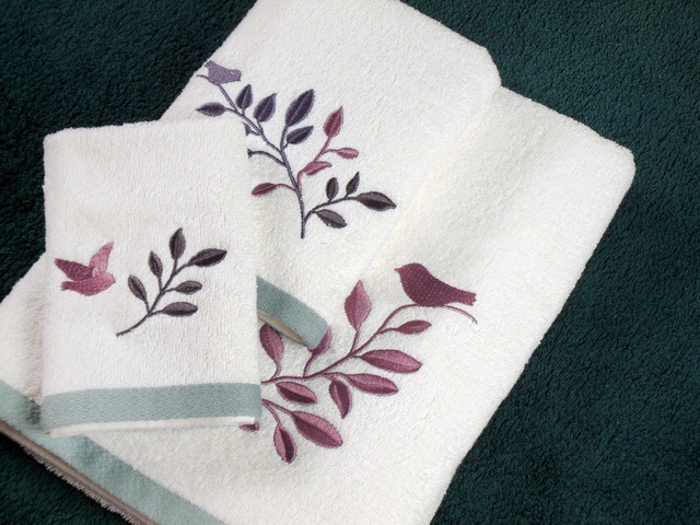 Ele Pure Cotton White Embroide – Home Textiles Towel Set recenzja i cena