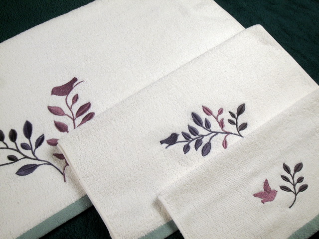 Ele Pure Cotton White Embroide – Home Textiles Towel Set recenzja i cena
