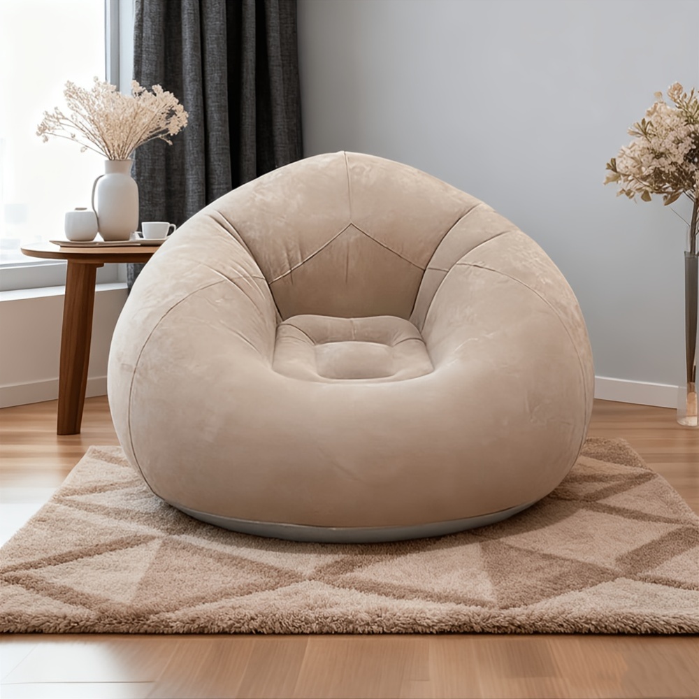 Large Lazy Inflatable Sofa Cha – Floor Cushion Pouf recenzja i cena